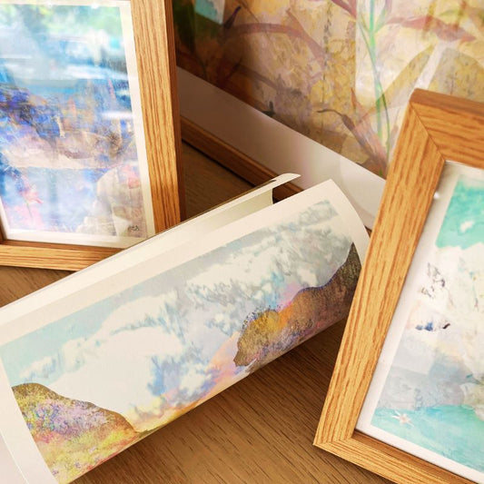 Semi-abstract landscapes designed to bring calm, beauty, and a breath of fresh air into your space