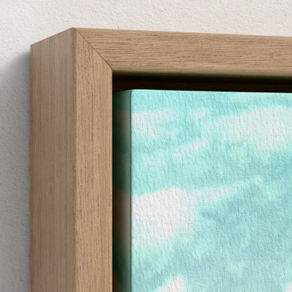 Contemporary abstract artwork ‘Alpine’ evoking a dreamlike natural haven – designed to bring balance and beauty to your walls.