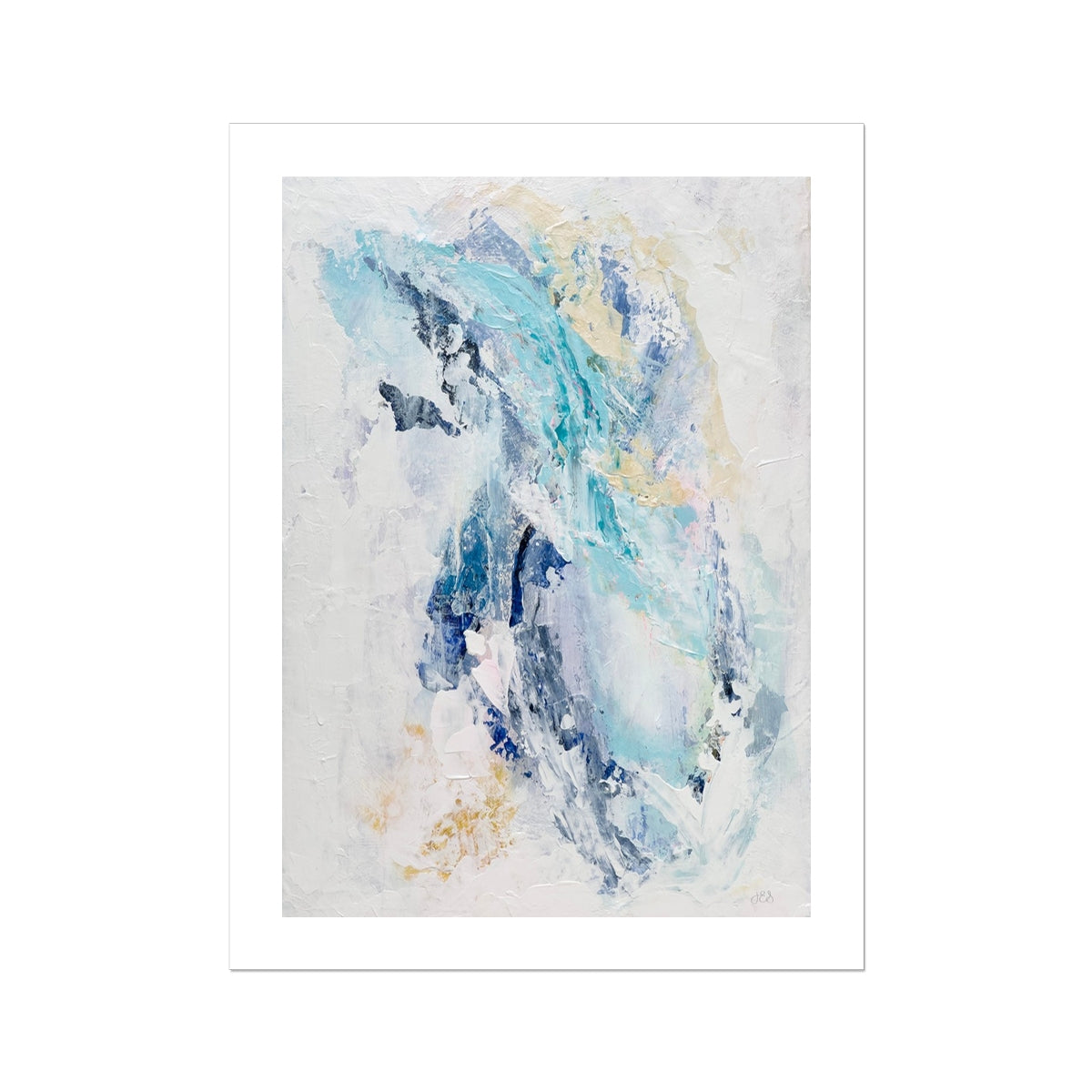 Blue Glide - Print on Fine Art Paper