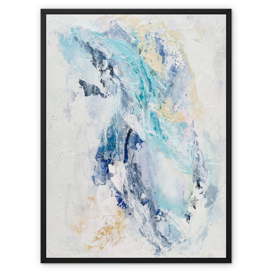 Blue Glide - Print on Fine Art Canvas