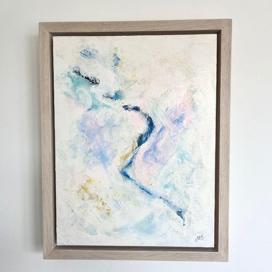 Meet the Sky framed original painting