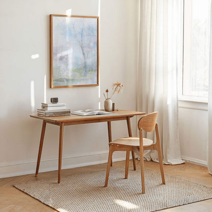 Soothing abstract art print titled ‘Morning Glade’